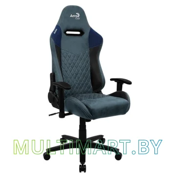 Кресло компьютерное AeroCool Duke Steel Blue (черный/синий) картинка 6
